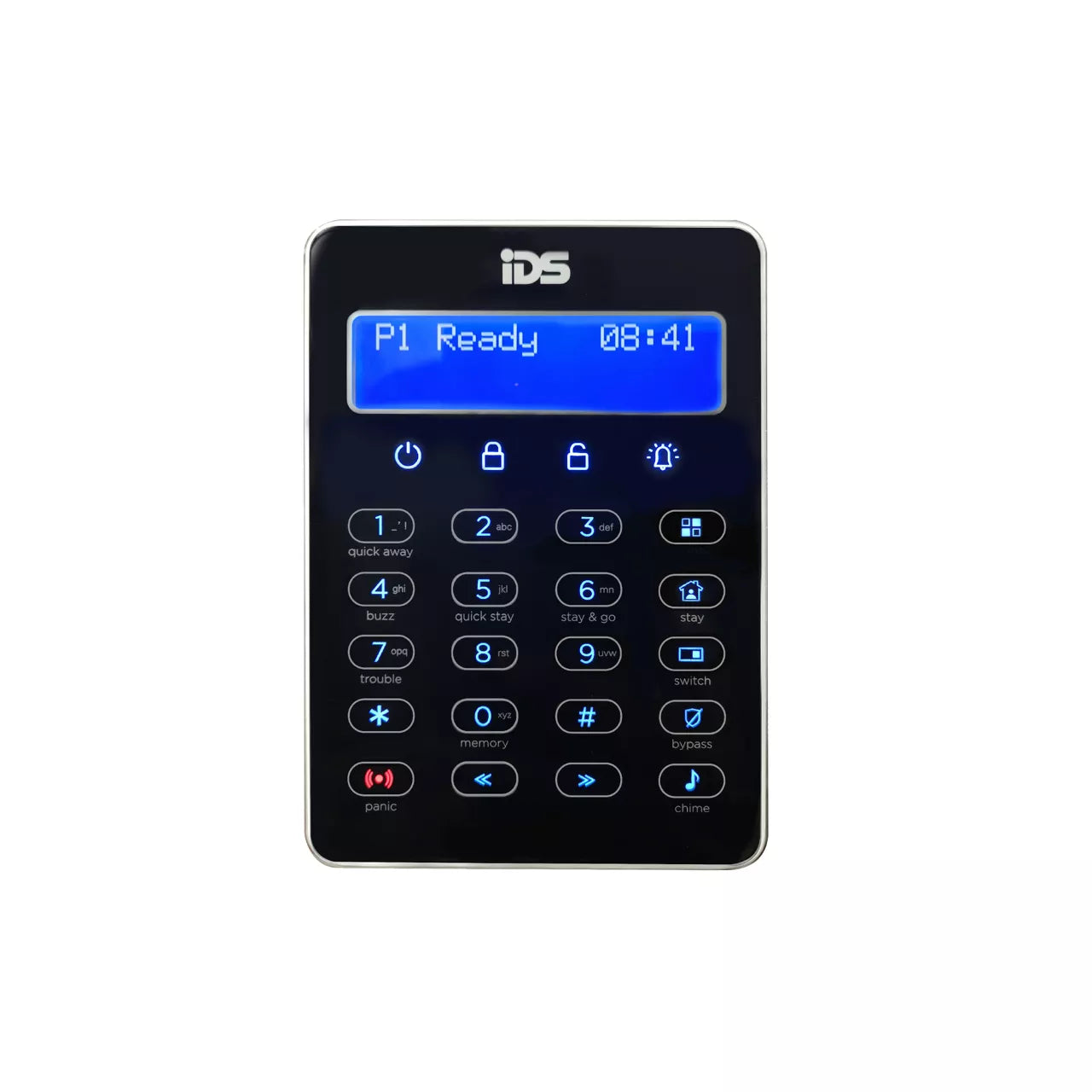 IDS X64 (16 zone) alarm kit with soft touch keypad