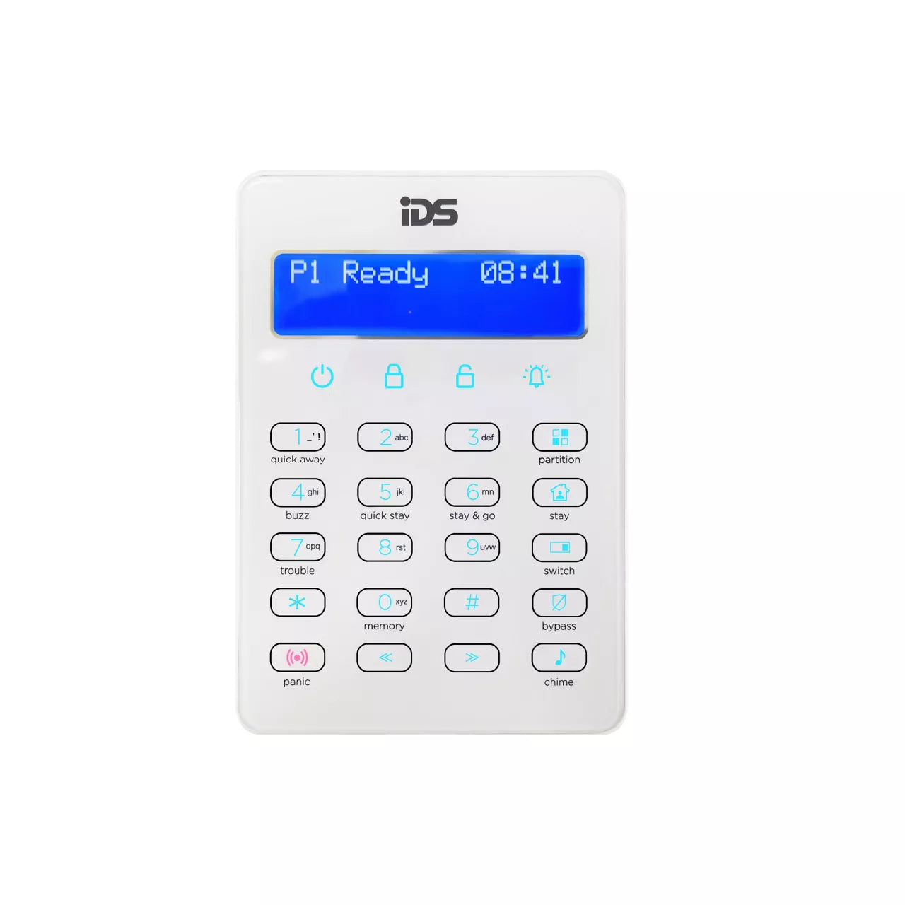 IDS X64 (16 zone) alarm kit with soft touch keypad